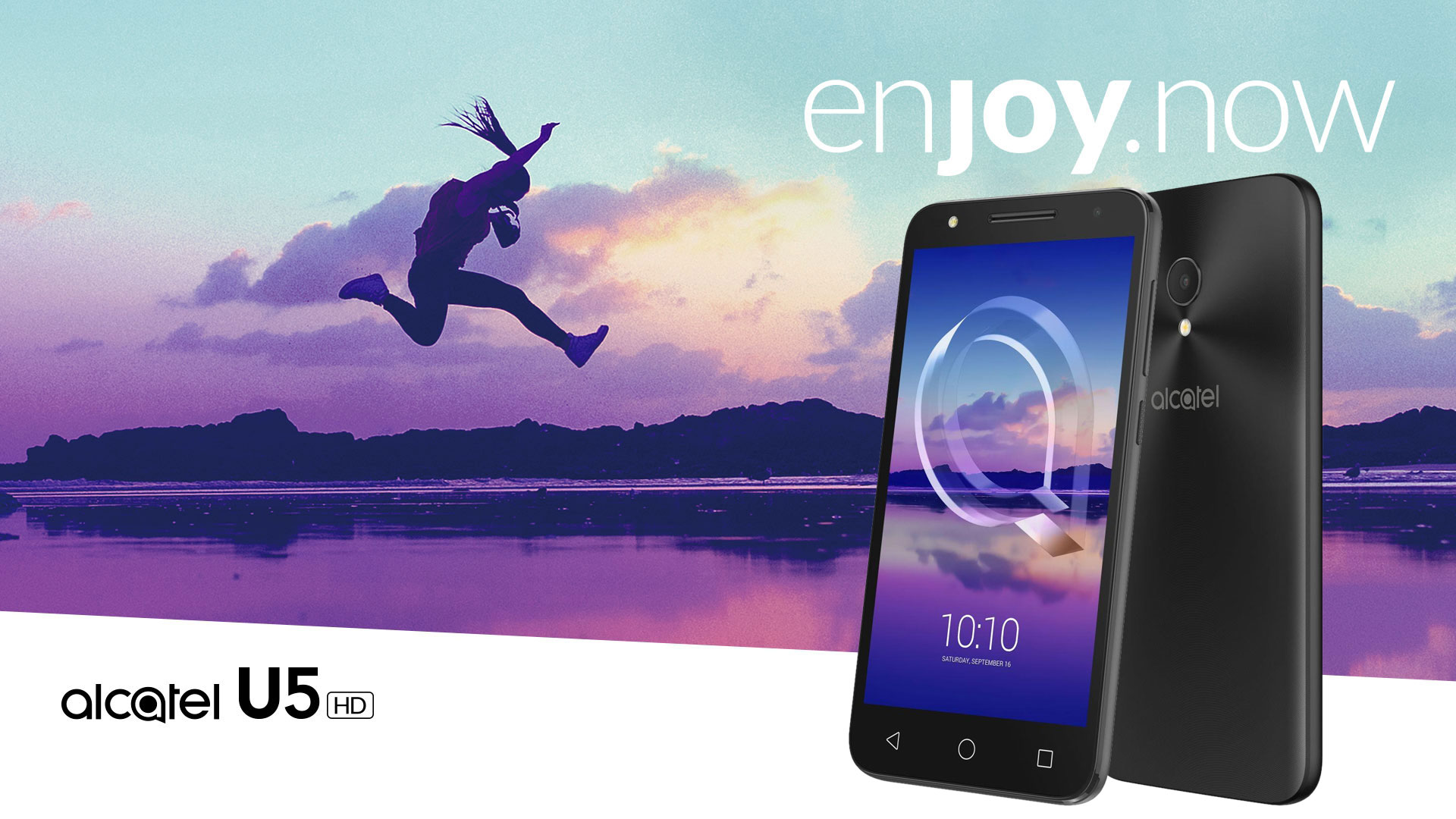 czarny Alcatel U5 Premium